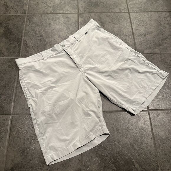 Mens Travis Mathew Performance Stretch Shorts 38 Gray‎ Golf Lightweight Casual - Picture 1 of 9